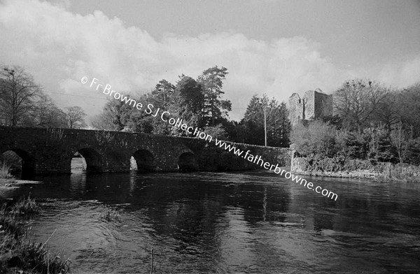 ABBEY FROM RIVER AT ABBEY BRIDGE